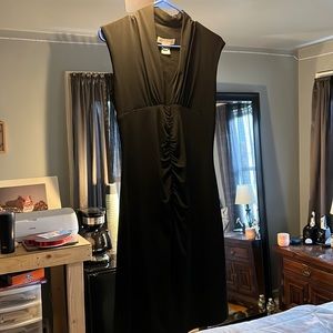 White House Black Market black polyester/spandex dress